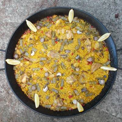 Paella valenciana auténtica Receta de Benalmádena- Cookpad