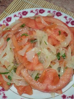 Una foto de Ensalada a la Chilena
