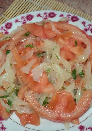 Una foto de Ensalada a la Chilena