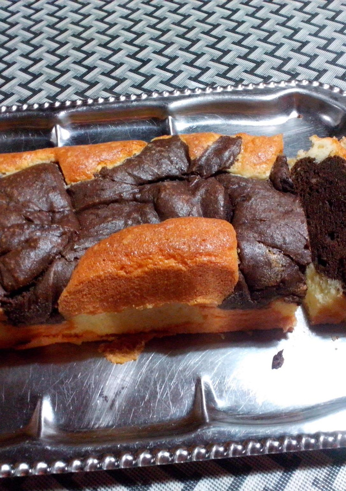Una foto de Budín marmolado apto para celíacos
