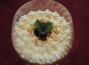 Una foto de Mousse de Limón