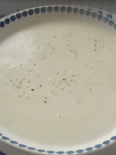 Una foto de Sencilla crema de coliflor