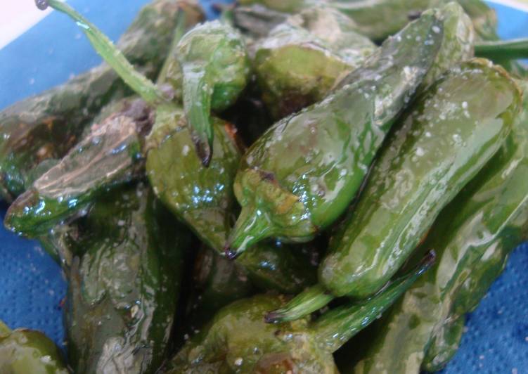 Cómo freir pimientos de Padrón