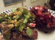 Una foto de ensalada rica fácil