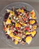 Panchos con carne y frijoles