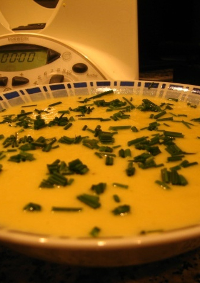 Una foto de Vichyssoise thermomix