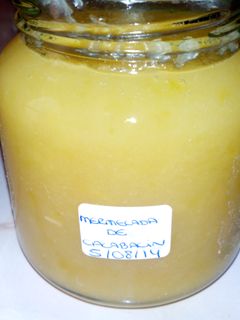 Una foto de Mermelada de calabacín casera
