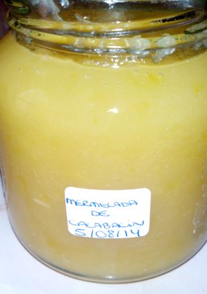 Una foto de Mermelada de calabacín casera