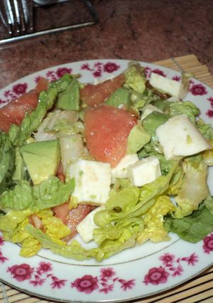Una foto de Ensalada tres colores