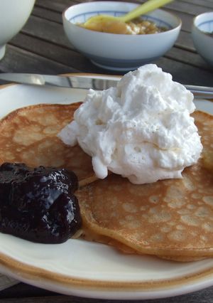 Una foto de Tortitas integrales caseras para desayuno