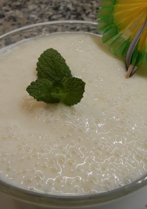 Una foto de Mousse de limón con yogur