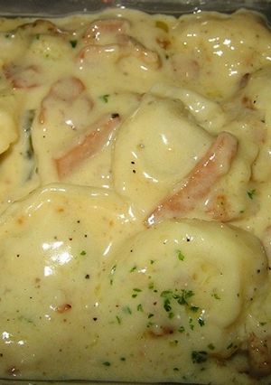 Una foto de Tortellini a la Panna
