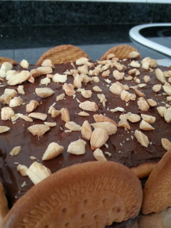 Una foto de Tarta de chocolate sin horno fácil