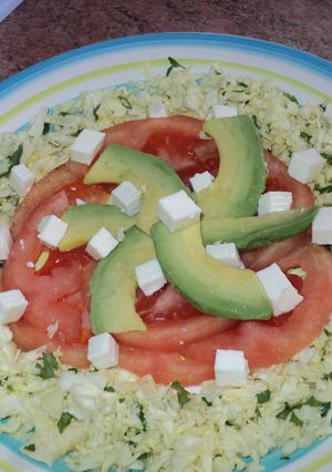 Una foto de Ensalada de repollo tricolor