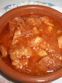 Una foto de Carne de cerdo al horno especiada