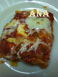 Una foto de Lasañas de polenta