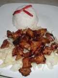 Carne de puerco con jengibre De Japon