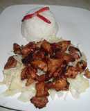 Carne de puerco con jengibre De Japon