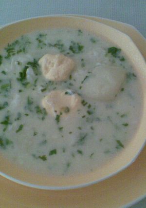 Una foto de CHANGUA O CALDO DE HUEVO