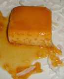 Flan de coco al baño Maria