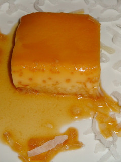 Una foto de Flan de coco al baño Maria