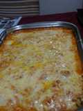 Canelones de chancho con salsa rosa