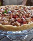 Tarta de dos ciruelas