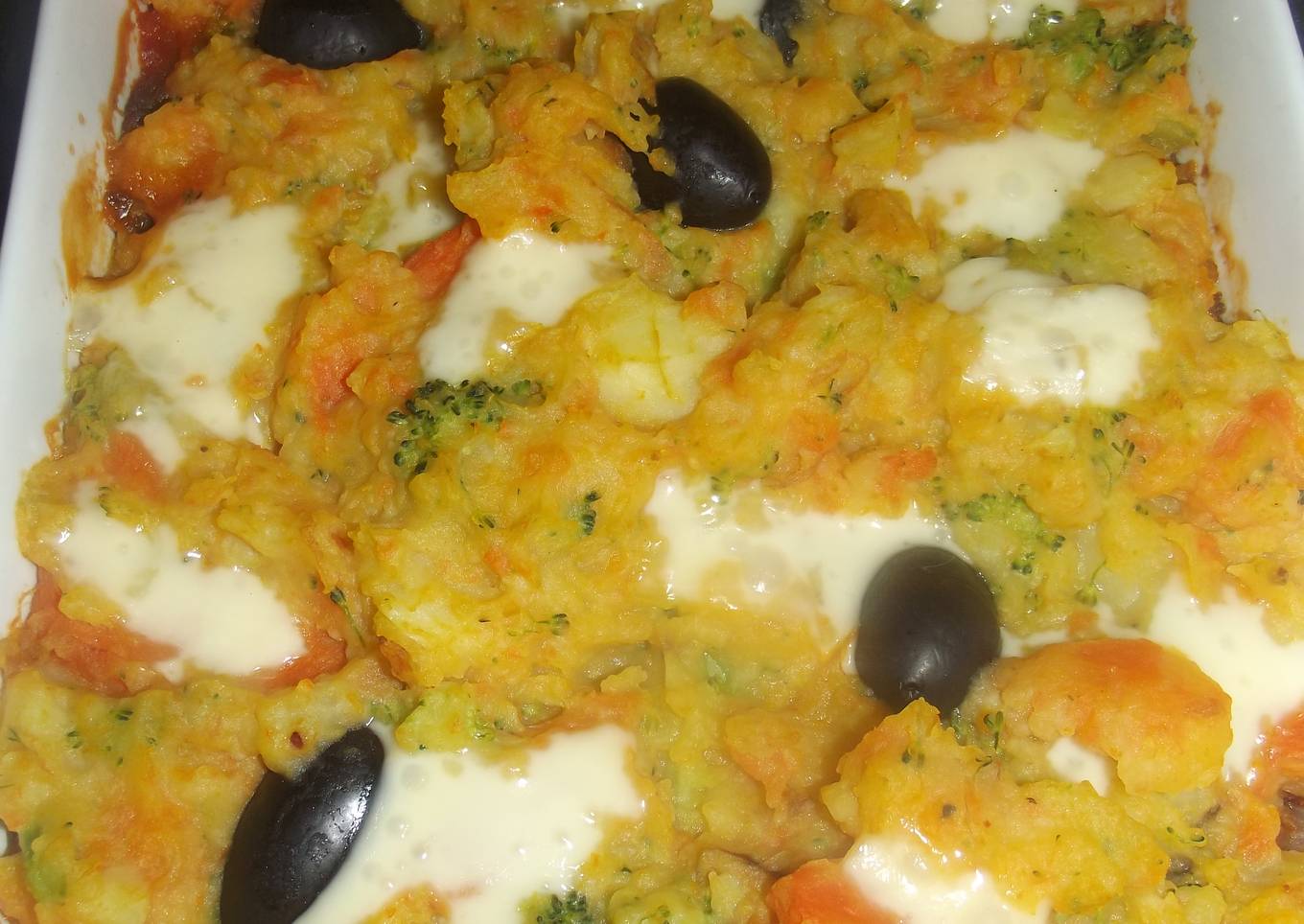 Pastel de papas vegetariano