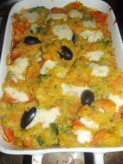 Una foto de Pastel de papas vegetariano