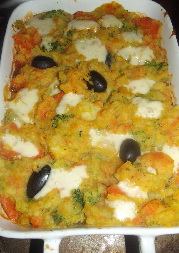 Una foto de Pastel de papas vegetariano