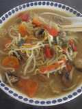 Sopa miso con noodles