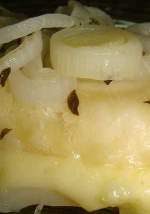 Una foto de Fugazzeta rellena