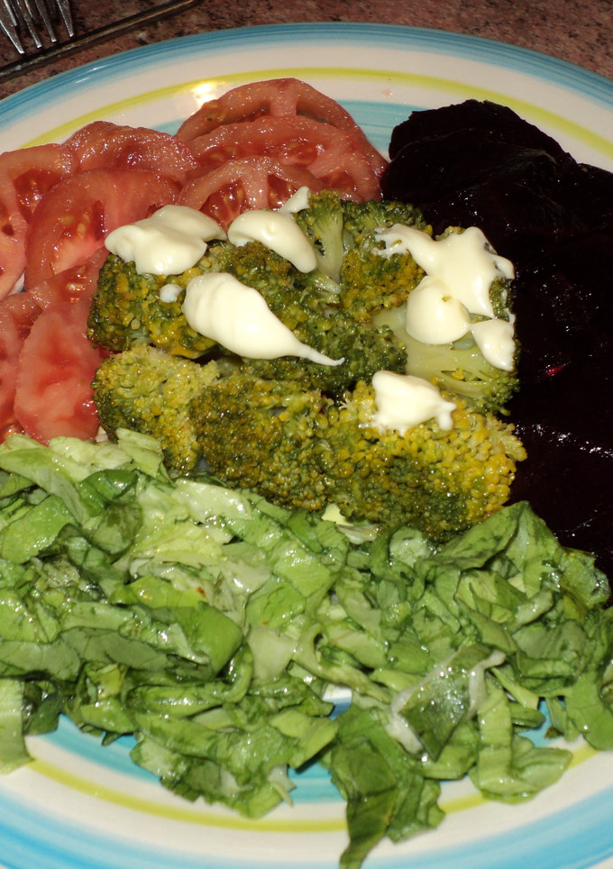 Una foto de Ensalada a la brobetole