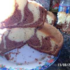 Una foto de Torta cebra súper fácil