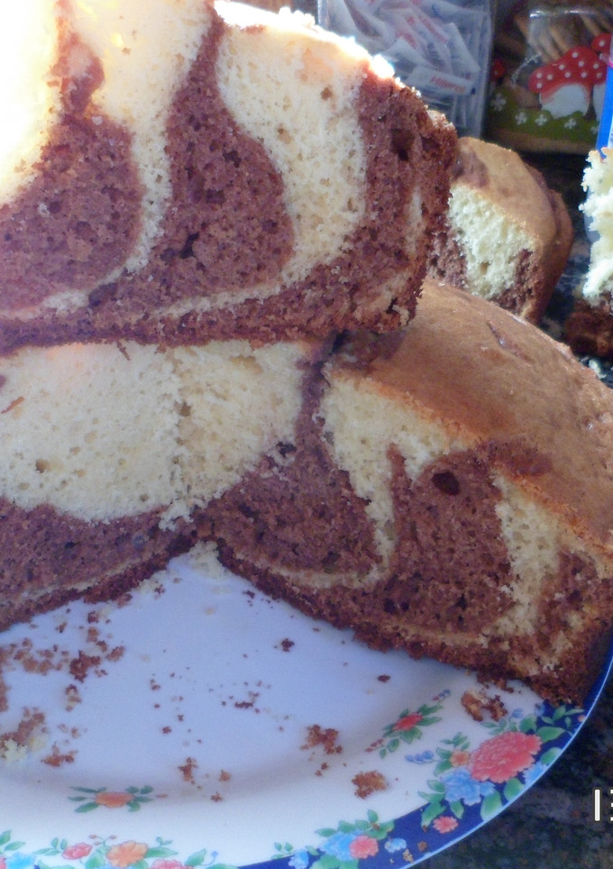 Una foto de Torta cebra súper fácil
