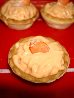 Una foto de Tartaletas de salmorejo