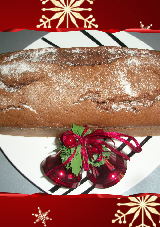 Una foto de Plum Cake de chocolate