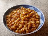 Pasta e lenticchie o Pasta con lentejas
