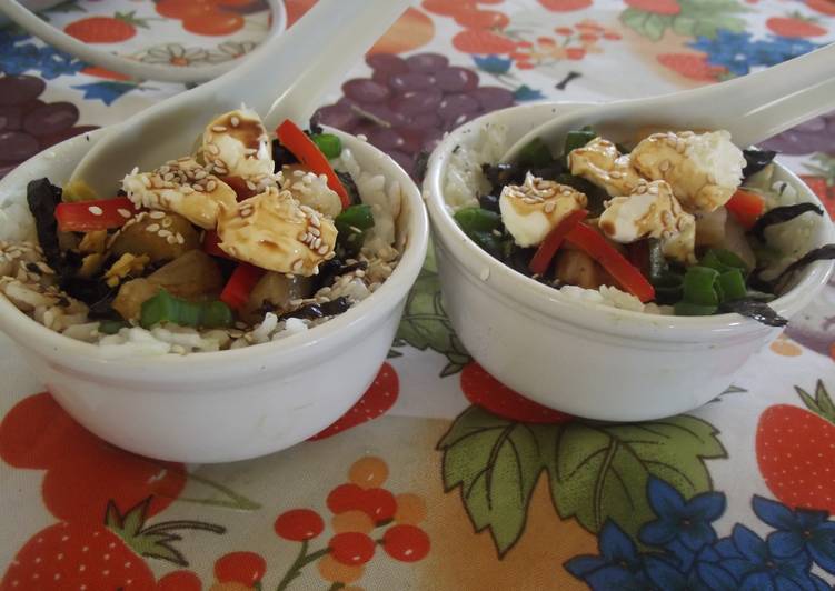 Sushi vegetariano al plato