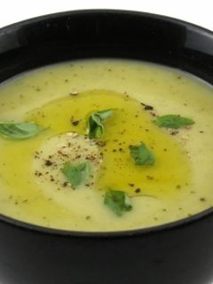 Una foto de Crema de Calabacin