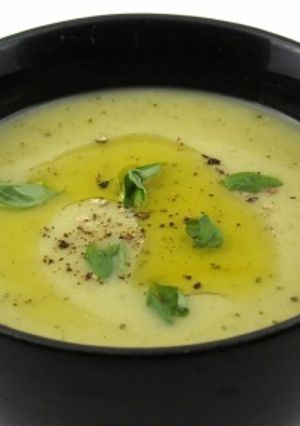 Una foto de Crema de Calabacin