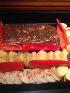 Una foto de Ojo de bife entero al horno