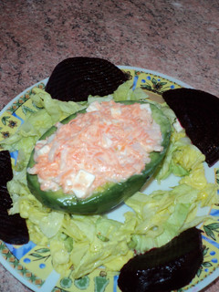 Una foto de Palta mayo rellena