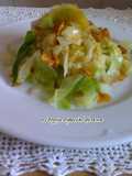 Col con patatas y ajillos
