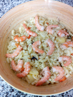Una foto de Ensalada de coquellittes y mar