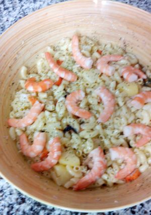 Una foto de Ensalada de coquellittes y mar