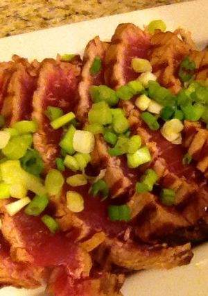 Una foto de Ahi tuna