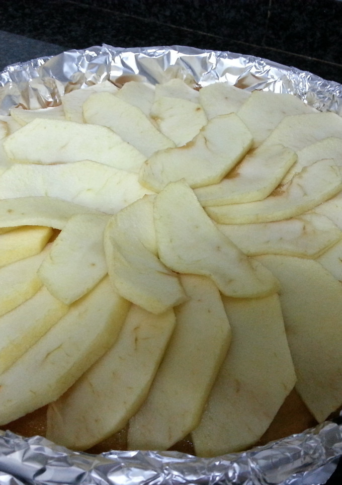 Una foto de Tarta de manzana, rápida y rica