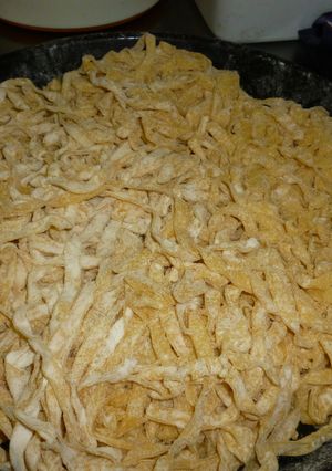 Una foto de Como hacer Fideos caseros