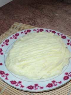 Una foto de Puré de papas cremoso
